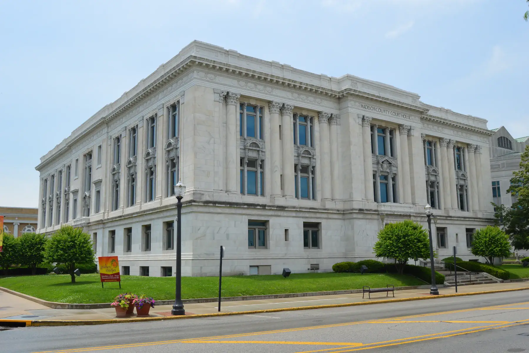 Madison County Courthouse in downtown Edwardsville, Illinois
